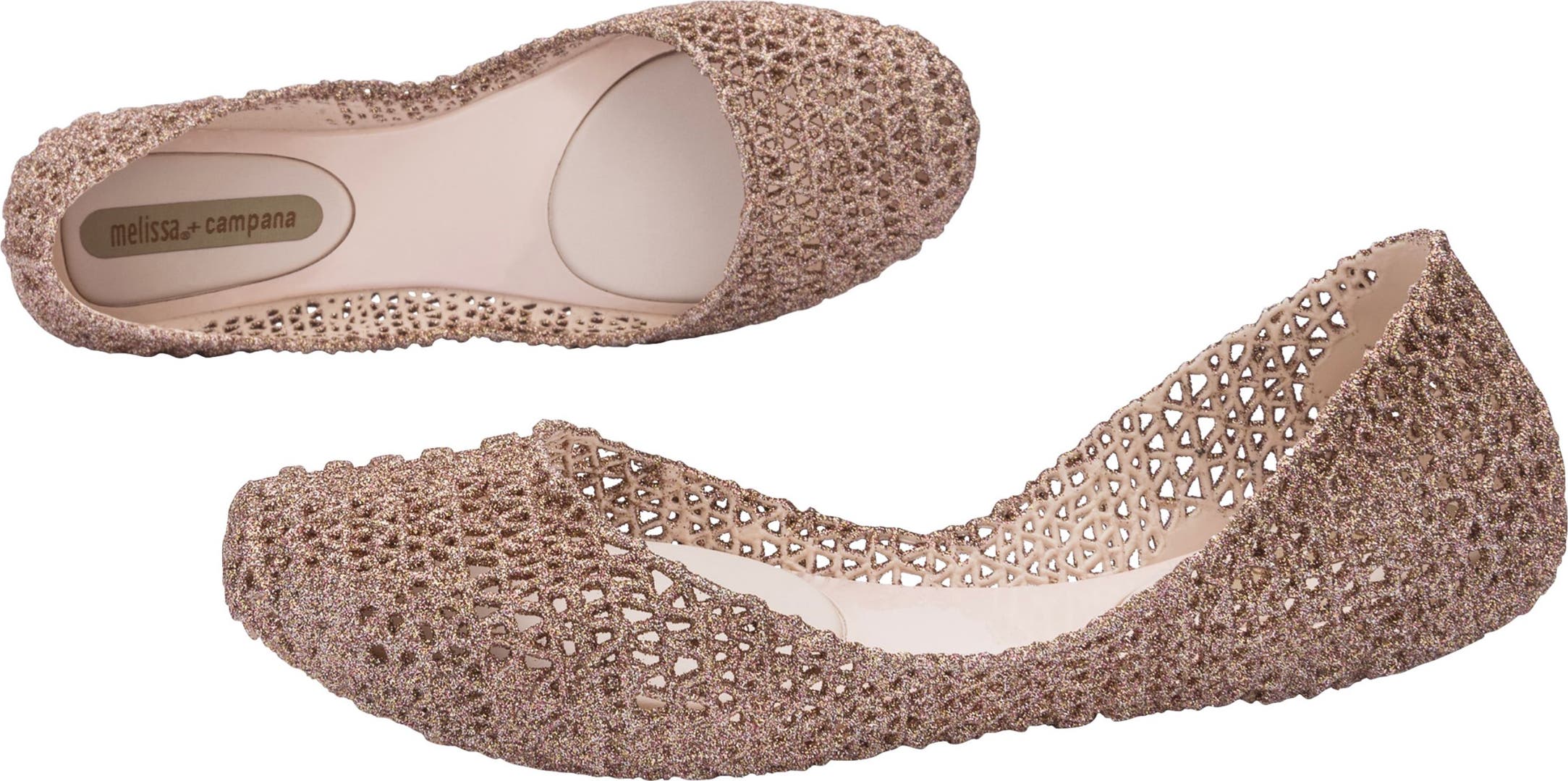 Melissa Womens Campana Papel VII Ballet Flat Melissa Womens Campana Papel VII Ballet Flat